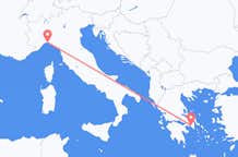 Flights from Genoa to Athens