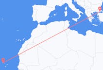 Flyg från São Vicente, Kap Verde till Süleymanpaşa, Turkiet