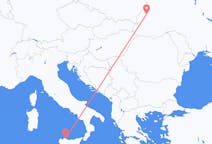 Flyrejser fra Lviv, Ukraine til Palermo, Italien
