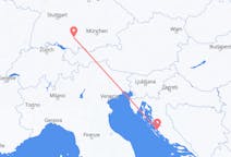 Flyrejser fra Memmingen, Tyskland til Zadar, Kroatien
