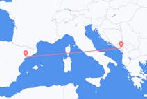 Flyreiser fra Podgorica, til Reus
