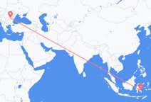 出发地 印度尼西亚出发地 肯達里目的地 罗马尼亚布加勒斯特的航班