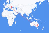 Flyreiser fra Albury, Australia til Istanbul, Tyrkia