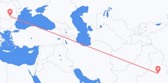 Flyreiser fra India til Romania