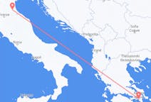 Flyg från Forli, Italien till Aten, Grekland