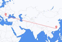 Flyreiser fra Ganzhou, Kina til Craiova, Romania