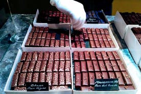 在布鲁塞尔举办的训练有素的巧克力专家的特殊巧克力品尝之旅