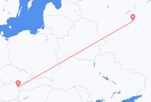 ロシアのモスクワからから、オーストリアのウィーンまでのフライト