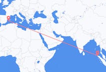 Flights from Banda Aceh to Ibiza