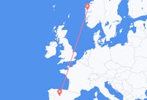 Flights from Valladolid, Spain to Førde, Norway