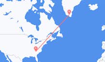 Vuelos de Greenville, Estados Unidos a Narsarsuaq, Groenlandia
