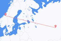 Flyg från Perm till Trondheim