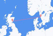 Flyrejser fra Dundee, Skotland til Göteborg, Sverige