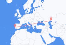Flyrejser fra Atyrau til Lissabon