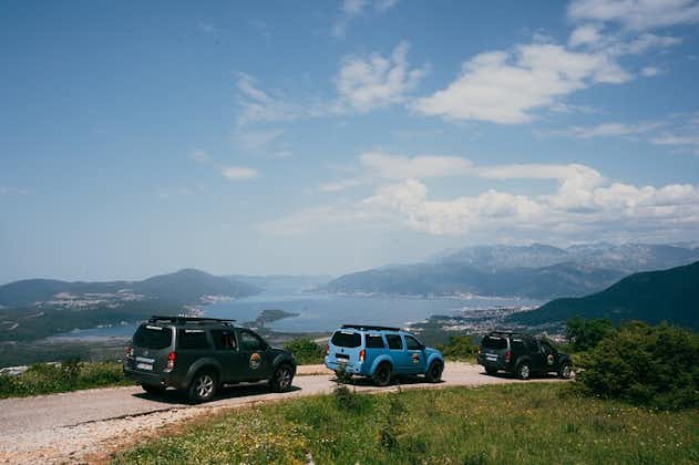 Tour in jeep: esplorando le maestose colline / avventura nella baia di Kotor
