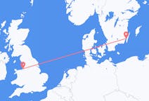 Flyreiser fra Liverpool, England til Kalmar, Sverige