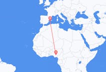 Flights from Enugu, Nigeria to Ibiza, Spain