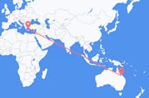 Flyrejser fra Moranbah, Australien til Santorini, Grækenland