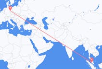 Flyreiser fra Kuala Lumpur, til Leipzig
