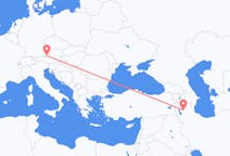 Flyrejser fra Tabriz til Salzburg