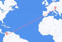 Flights from Bogotá to Trieste