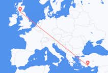 Vols de Glasgow, Écosse pour Antalya, Turquie