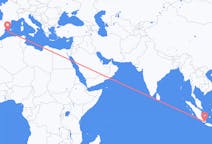 Flights from Bandar Lampung, Indonesia to Ibiza, Spain