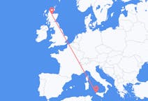 Flyreiser fra Inverness, Skottland til Trapani, Italia