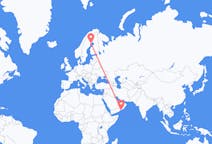 Flights from Salalah, Oman to Luleå, Sweden