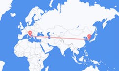 Flights from Ulsan, South Korea to Naples, Italy