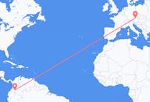 Flyreiser fra Florencia, Colombia til Linz, Østerrike