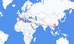 Flyrejser fra Sanya, Kina til Murcia, Spanien