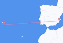Flights from Santa Maria Island, Portugal to Alicante, Spain