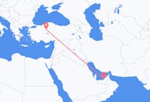 Flyreiser fra Abu Dhabi, til Ankara