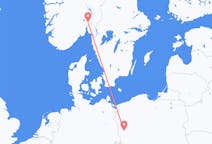 Vluchten van Oslo naar Zielona Góra