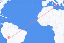 Flyg från Oruro, Bolivia till Malta (kommun), Malta