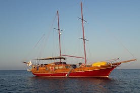 Croisière privée d'une demi-journée en voilier pour un maximum de 40 quêtes Panormitis