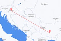 ブルガリアのから プロヴディフ、クロアチアのへ ザグレブフライト