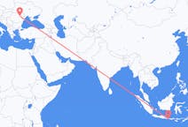 Flüge von Denpasar, Indonesien nach Barchau, Rumänien