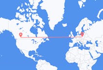 Flights from Calgary, Canada to Łódź, Poland