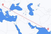Flyreiser fra Jamnagar, India, til Beograd, India