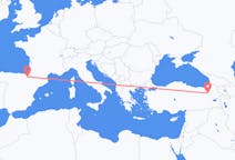 Flyg från Pamplona till Erzurum