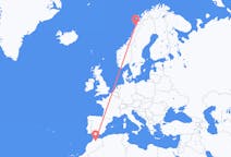 Flights from Fes, Morocco to Bodø, Norway