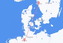 Loty z Göteborg, Szwecja do Brema, Niemcy