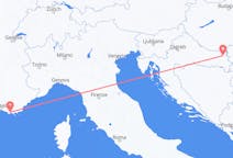 Fly fra Osijek til Toulon