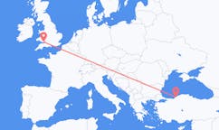Flights from Zonguldak to Cardiff