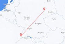 Flyreiser fra Basel, Sveits til Leipzig, Tyskland