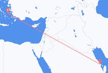 Vuelos de Dammam, Arabia Saudí a Icaria, Grecia