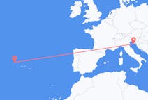Flights from Pula, Croatia to Corvo Island, Portugal