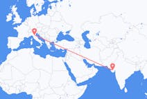 Flights from Rajkot, India to Bologna, Italy